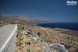 Droga między klasztorem a plażą jest bardzo malownicza