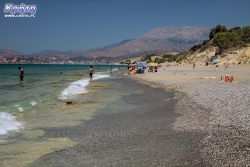 Widok wzdłuż wybrzeża