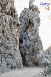 Przejazd przez wąwóz Steno...